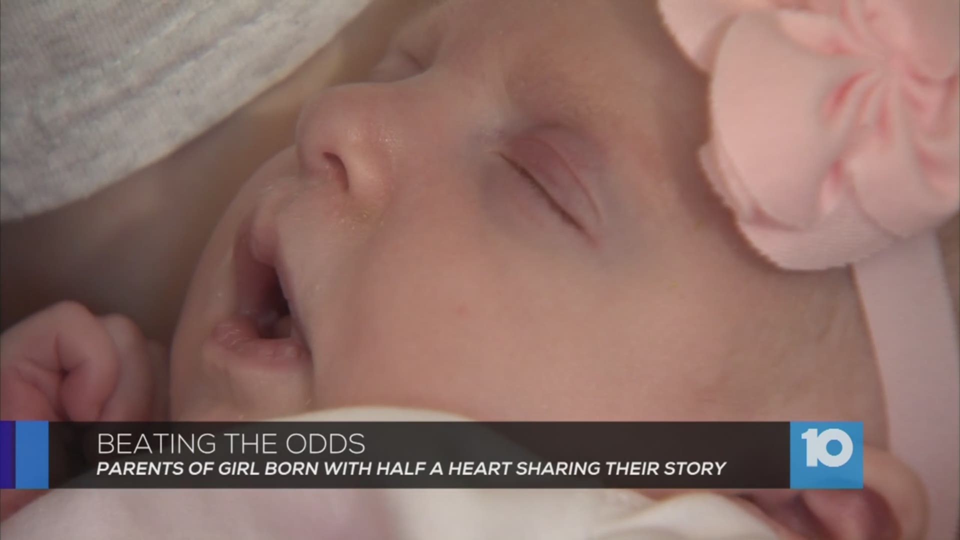 'She's a warrior': Parents of Utica girl born with half a heart share journey