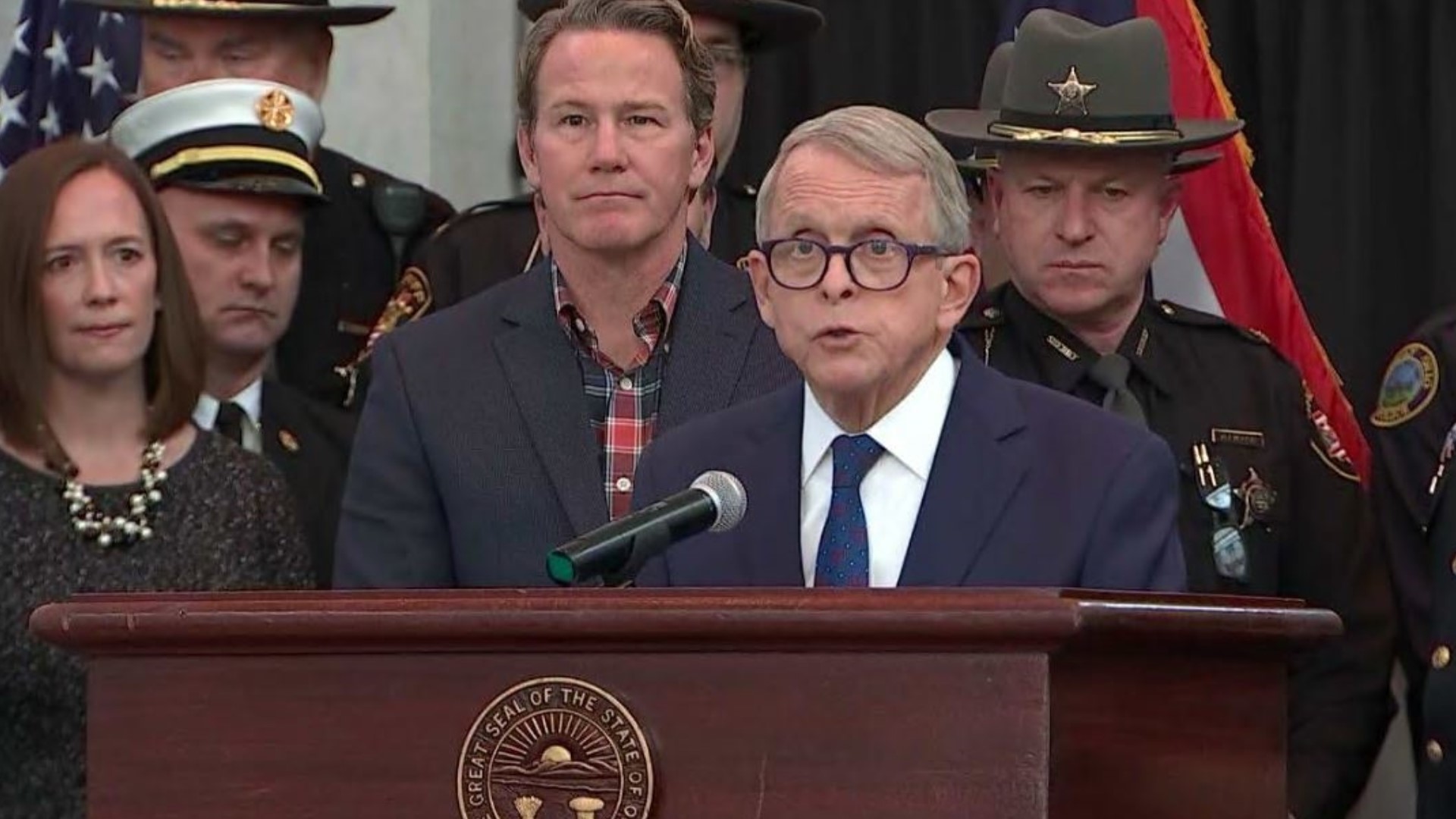 Gov. Mike DeWine is announcing a new proposal that will direct hundreds of millions of dollars in funding to Ohio law enforcement agencies and first responders.