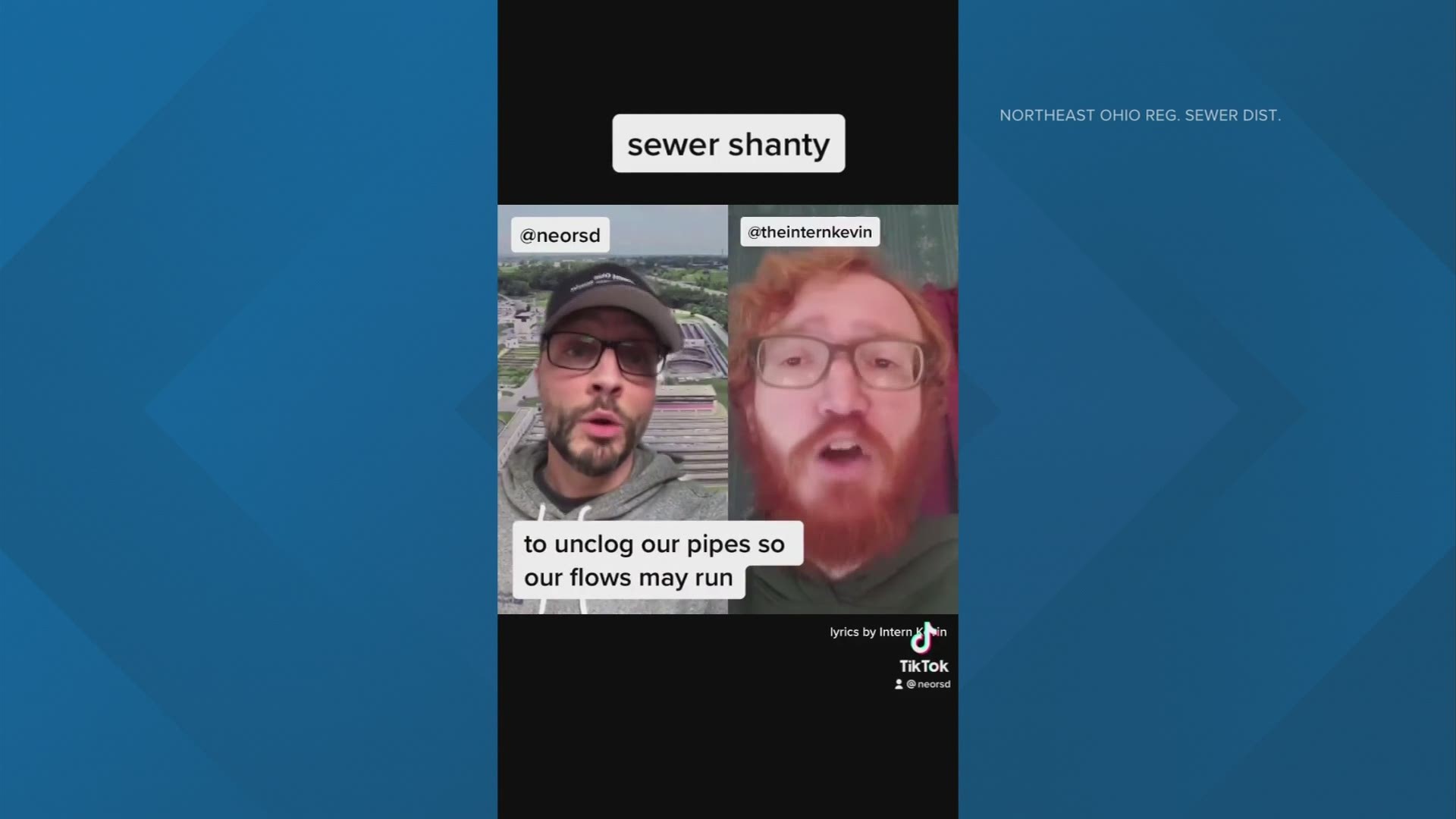 The Northeast Ohio Regional Sewer District took the “sea shanty” sing-along trend on TikTok and ran with it, with their own “sewer shanty.”
