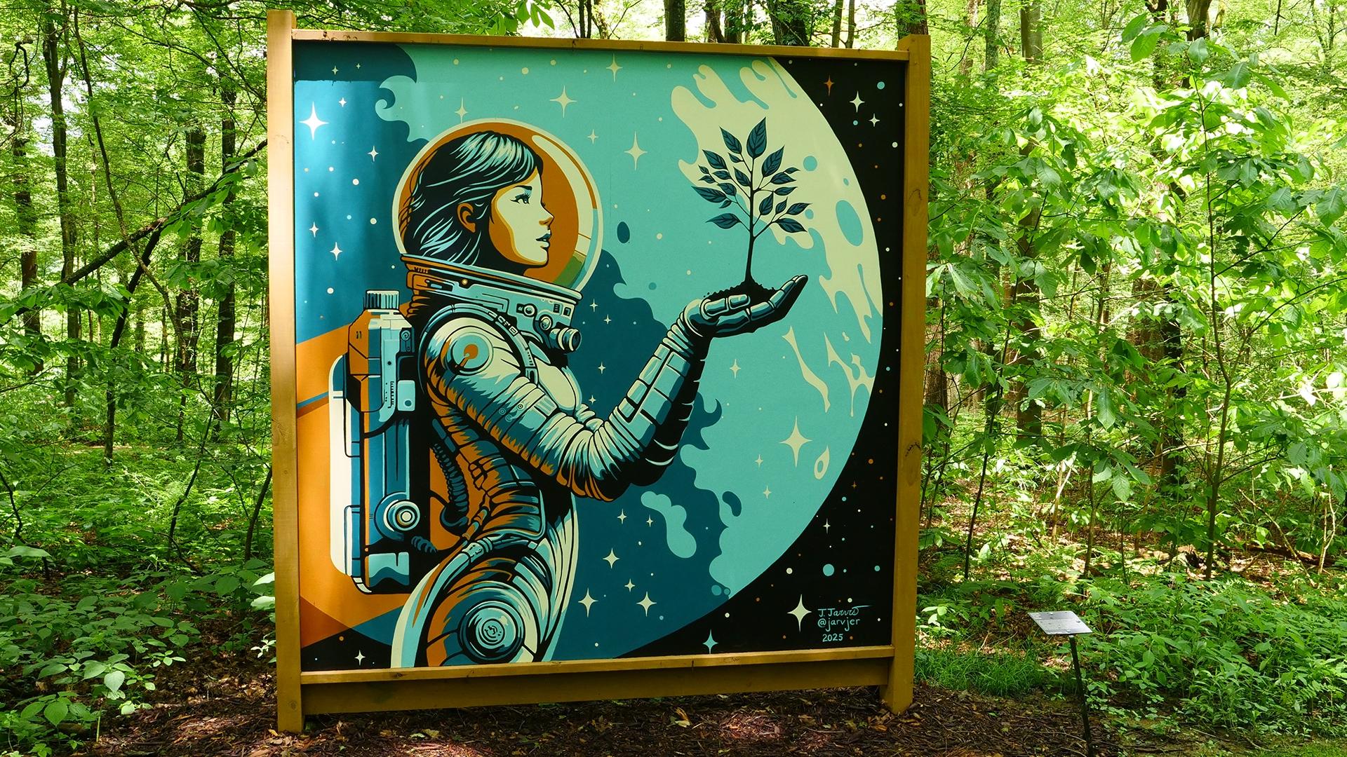 Dawes Arboretum showcases nine murals by central Ohio artists in its "Artisans at The Arboretum" exhibit.