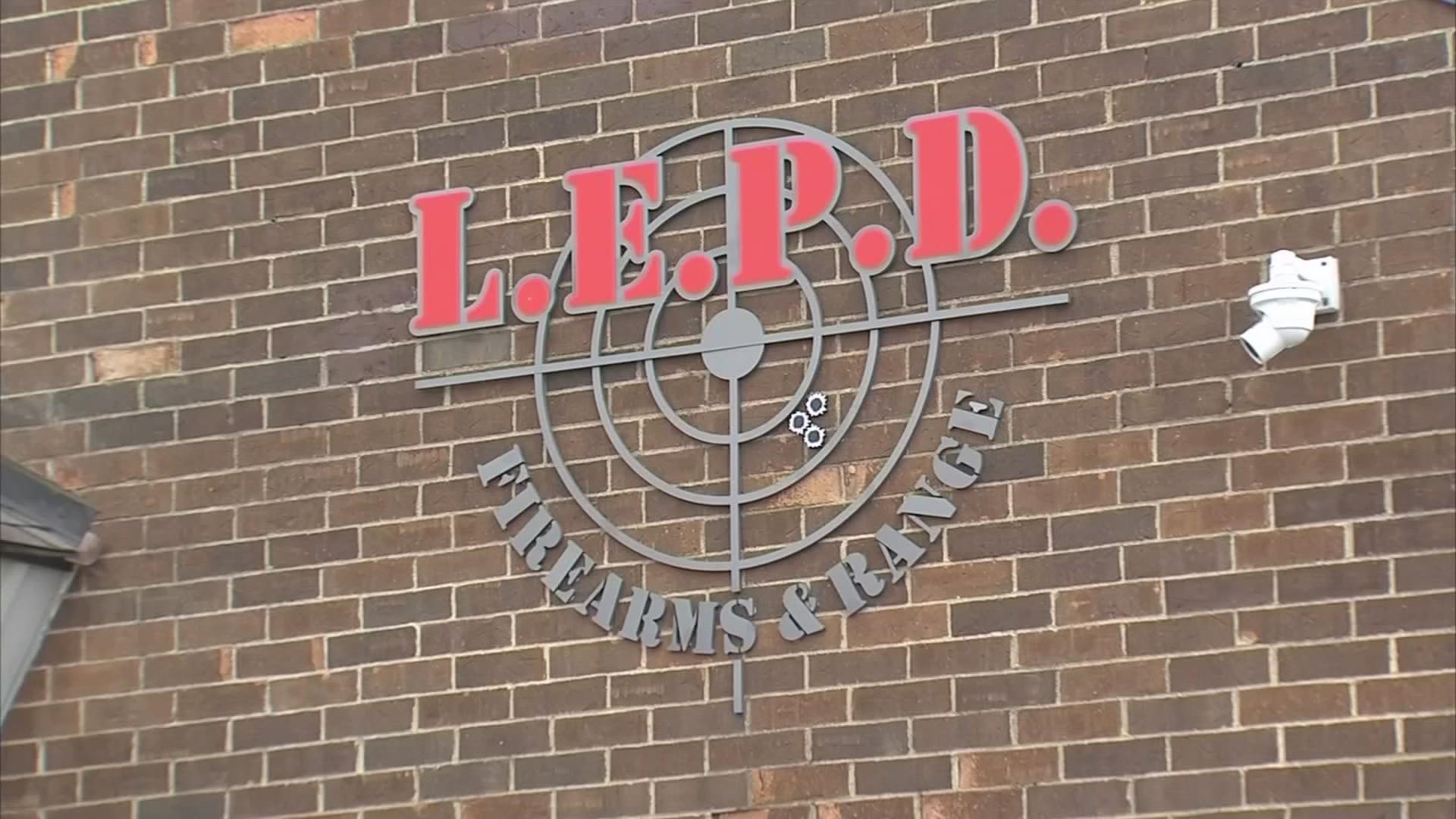 At L.E.P.D. Firearms Range & Training Facility, they've seen an increase in sales, but it's not for the reason they typically see.