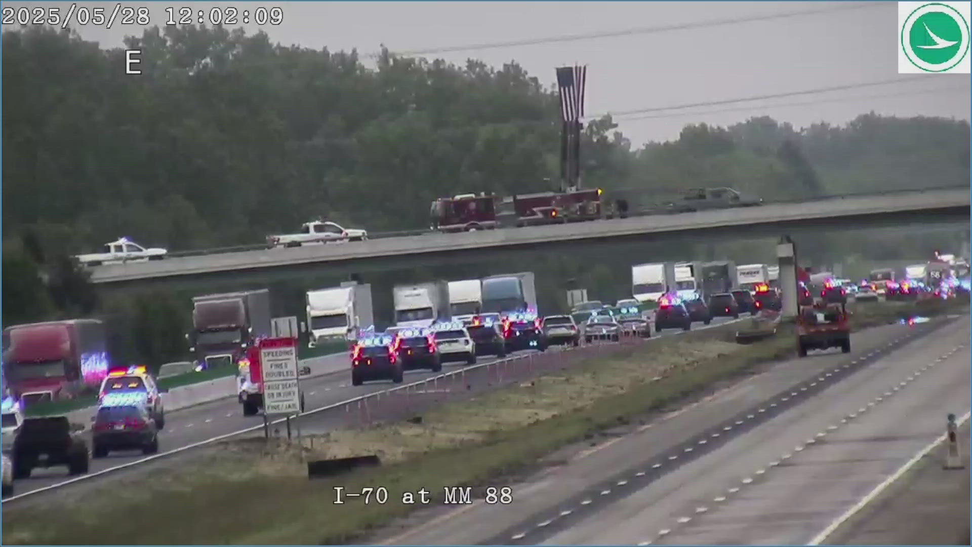 The procession comes after Sherrer was shot and killed in the line of duty while responding to a domestic situation on County Road 26 in Marengo.