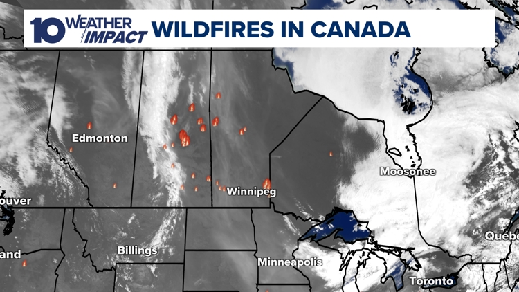 Wildfire smoke leads to hazy skies in the Midwest | 10tv.com