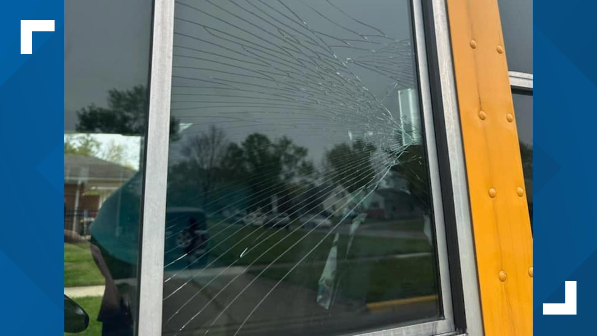 A man is facing charges after he allegedly punched the window of a school bus near west Columbus earlier this week while more than two dozen kids were onboard.