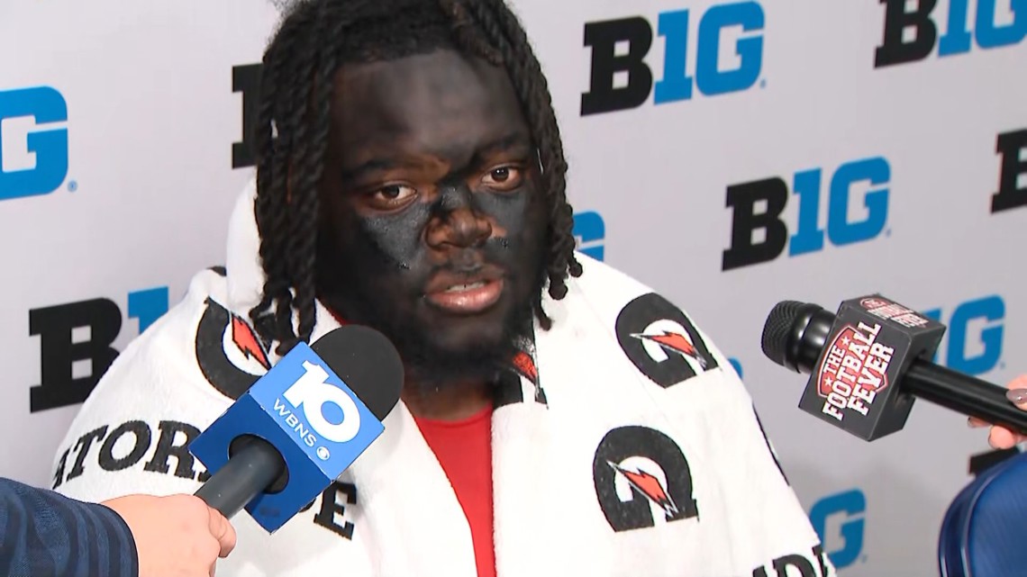 Kayden McDonald postgame interview | Ohio State vs. Indiana — Big Ten Championship