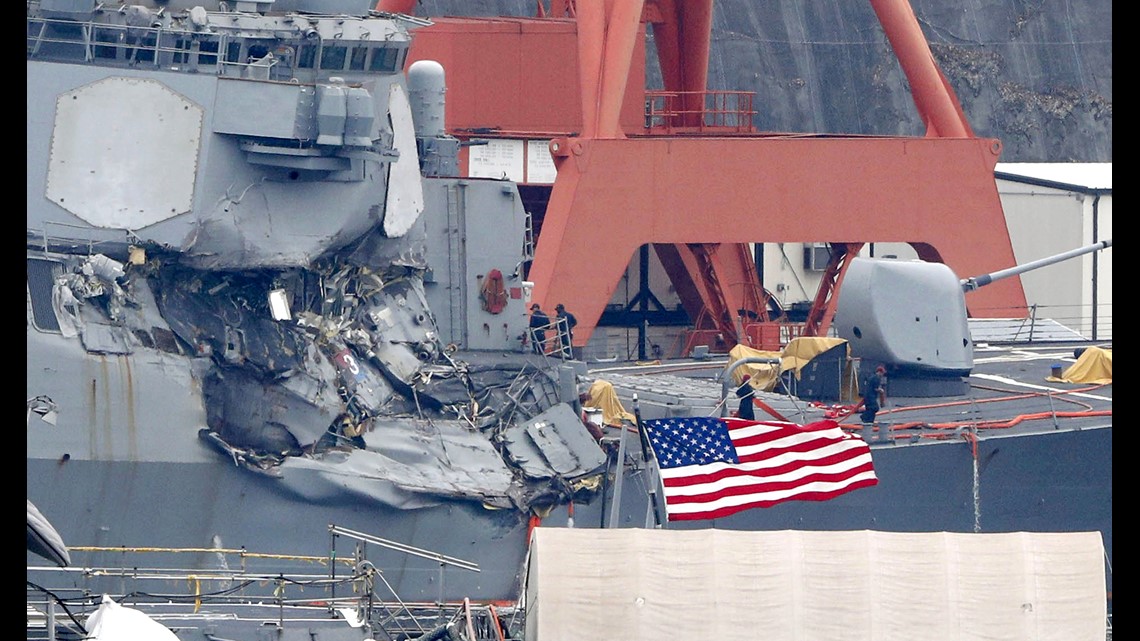 U.S. Navy identifies seven sailors killed in USS Fitzgerald