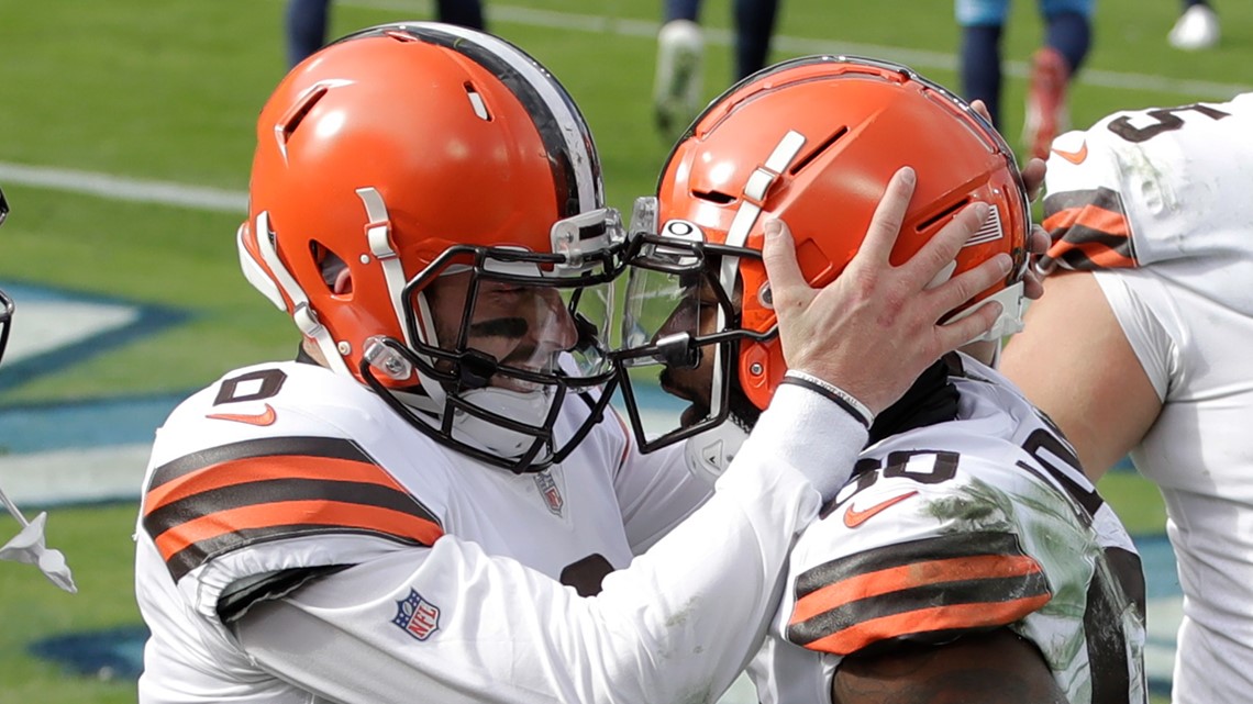 Statement made: Browns beat Titans 41-35