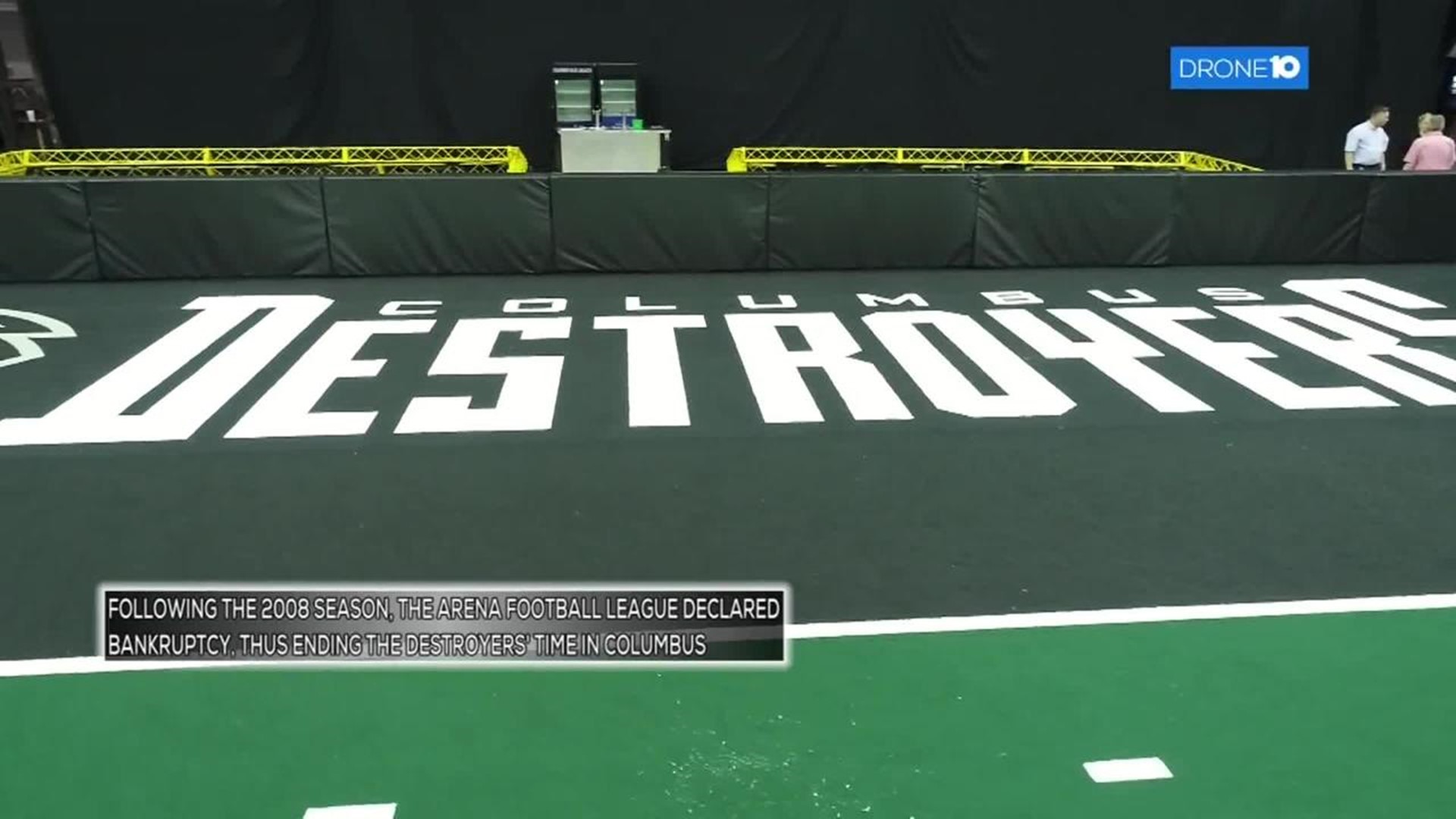 Drone 10: Columbus Destroyers field at Nationwide Arena