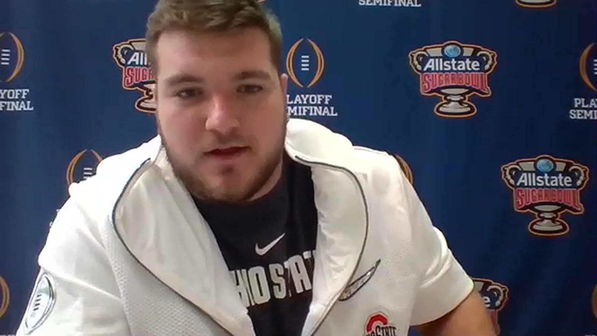 Center Josh Myers discusses Ohio State's upcoming matchup against Clemson in the Sugar Bowl.