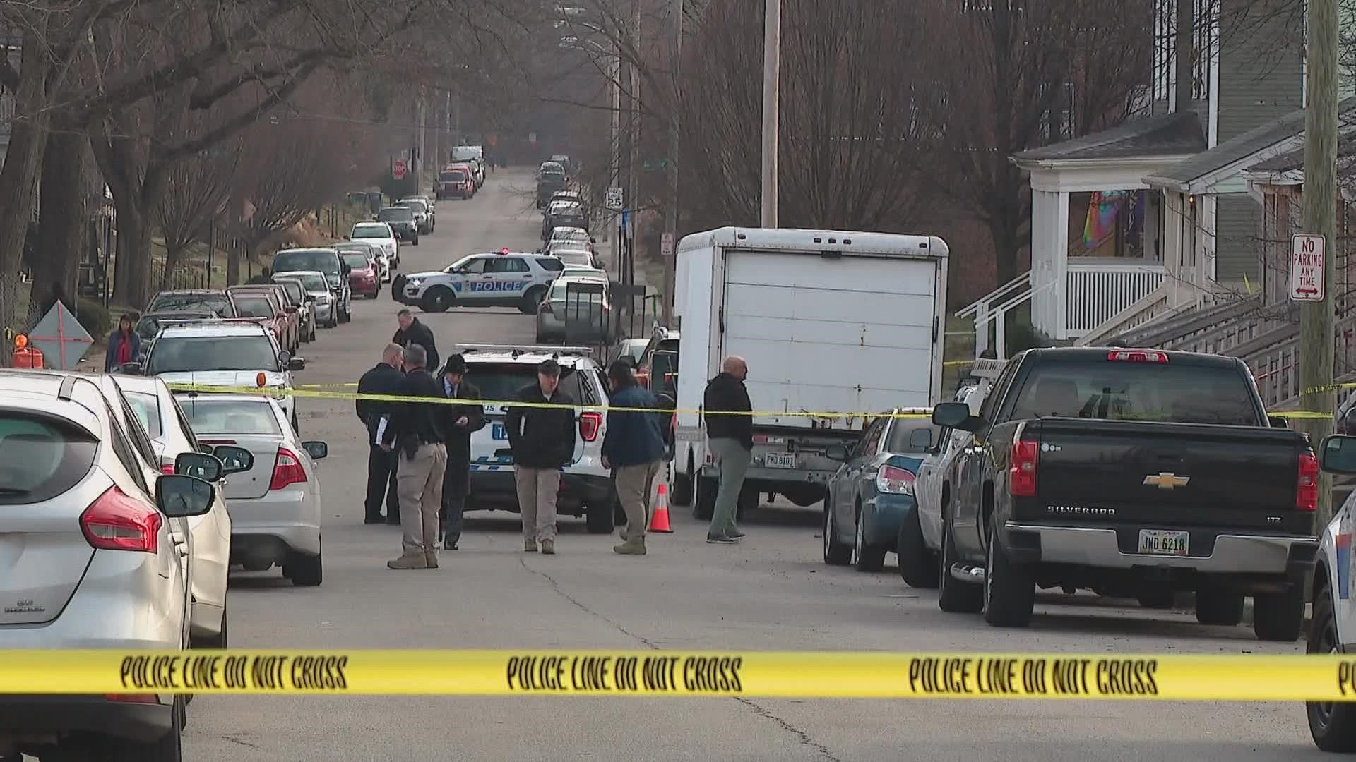 Police said the shooting victim was pronounced dead at 9:05 a.m.
