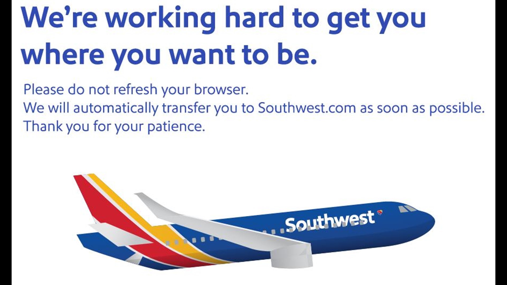 Southwest Airlines investigating website outage