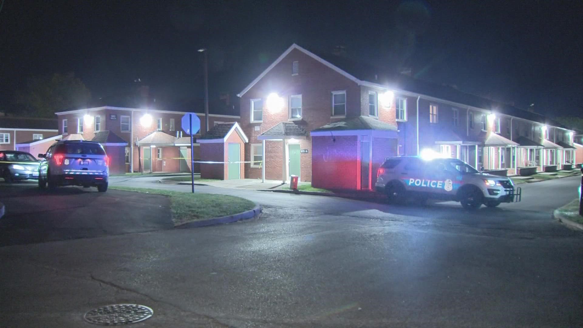 Police said the shooting happened around 11 p.m. in the 600 block of East Morrill Avenue.