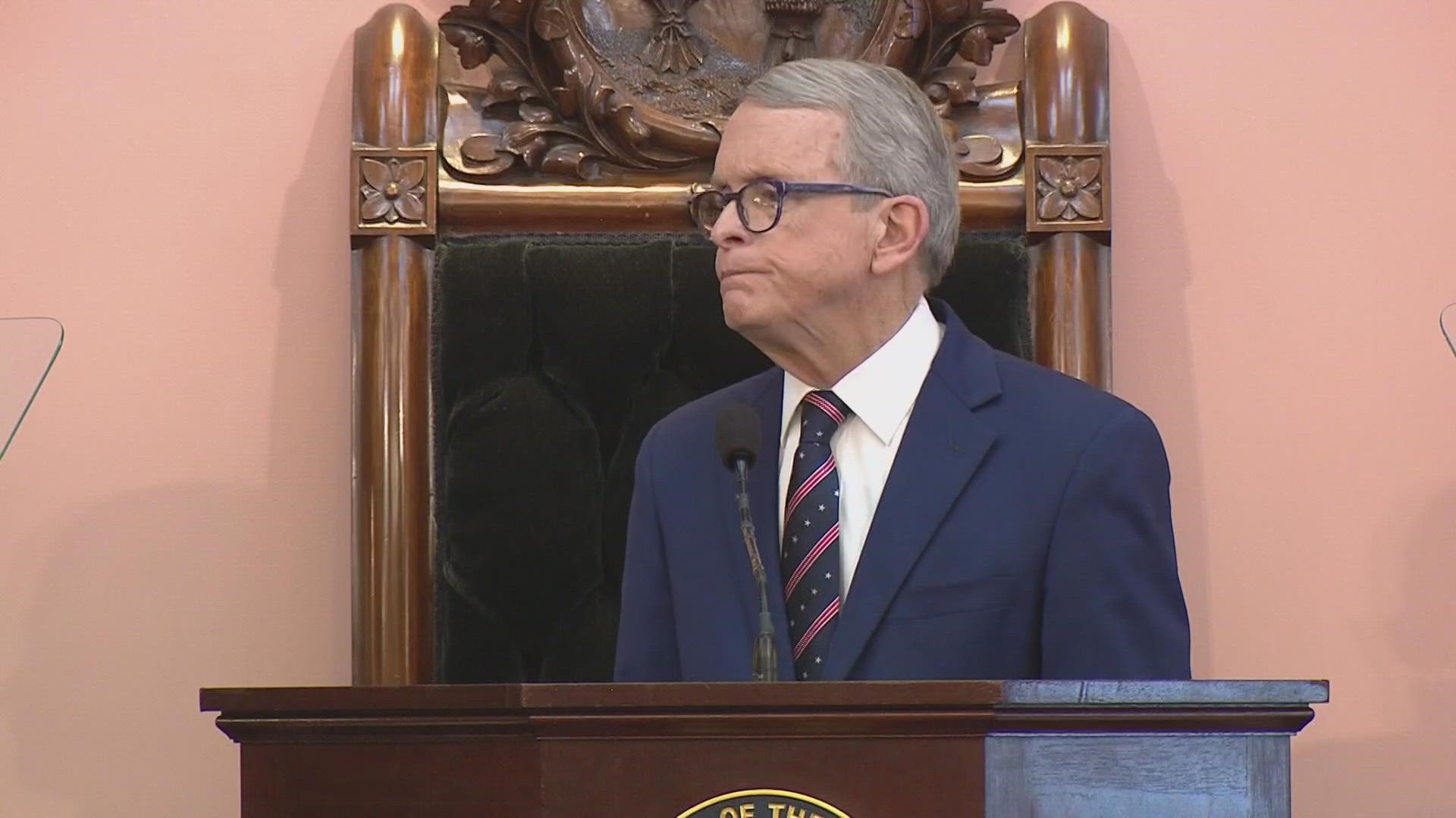 Gov. DeWine delivered his State of the State address on Tuesday.