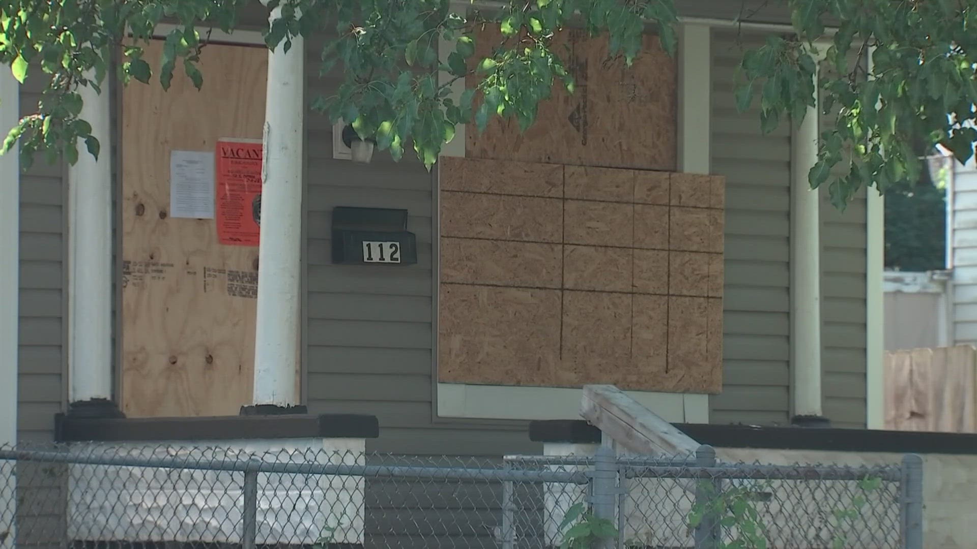 The houses at 4451 Josephine Ave. in the Hilltop neighborhood and at 112 South Cypress Ave. in the Franklinton area were boarded up.