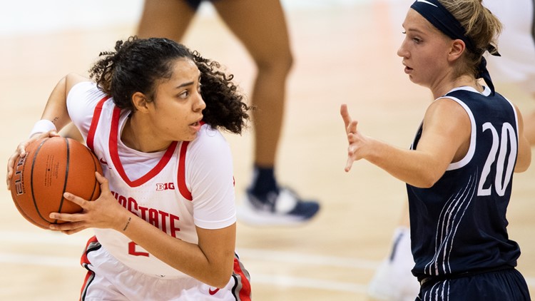 Ohio State women’s basketball sophomore follows mother’s footsteps by playing for Buckeyes