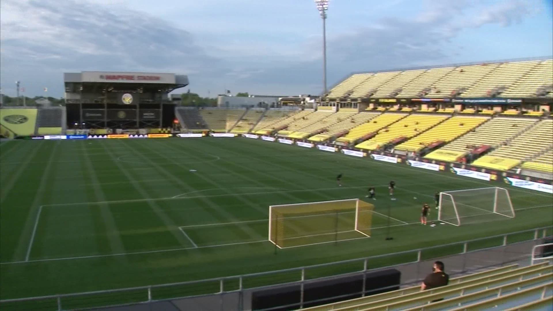 1,500 fans were allowed to the match against FC Cincinnati on Sunday.