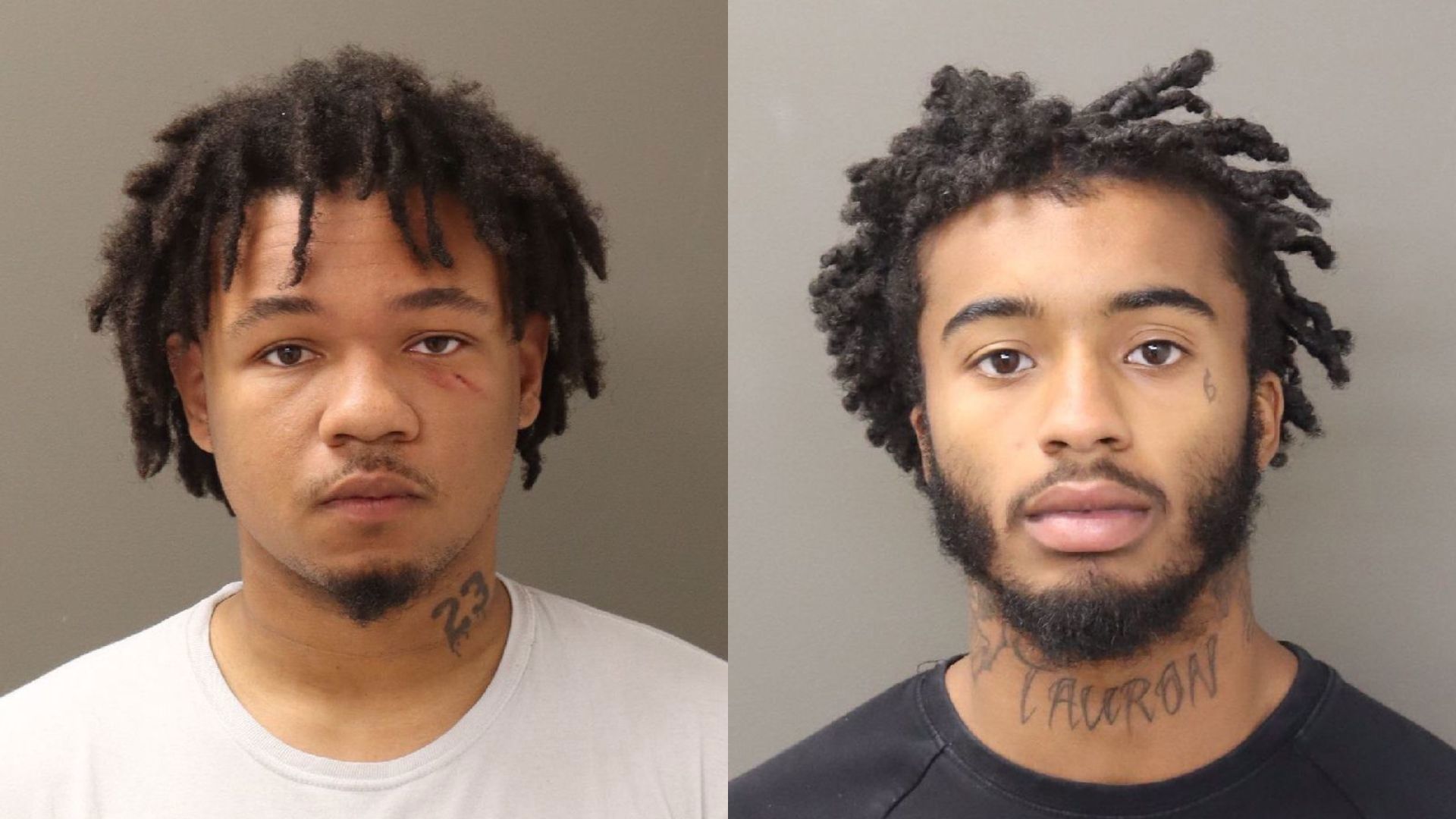 Hayes was arrested on Tuesday by Columbus police officers and Thomas was arrested by Reynoldsburg police on Thursday.