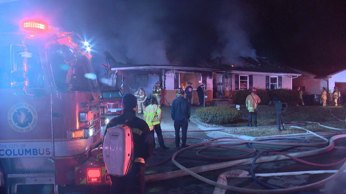 Woman escapes house fire in northeast Columbus | 10tv.com