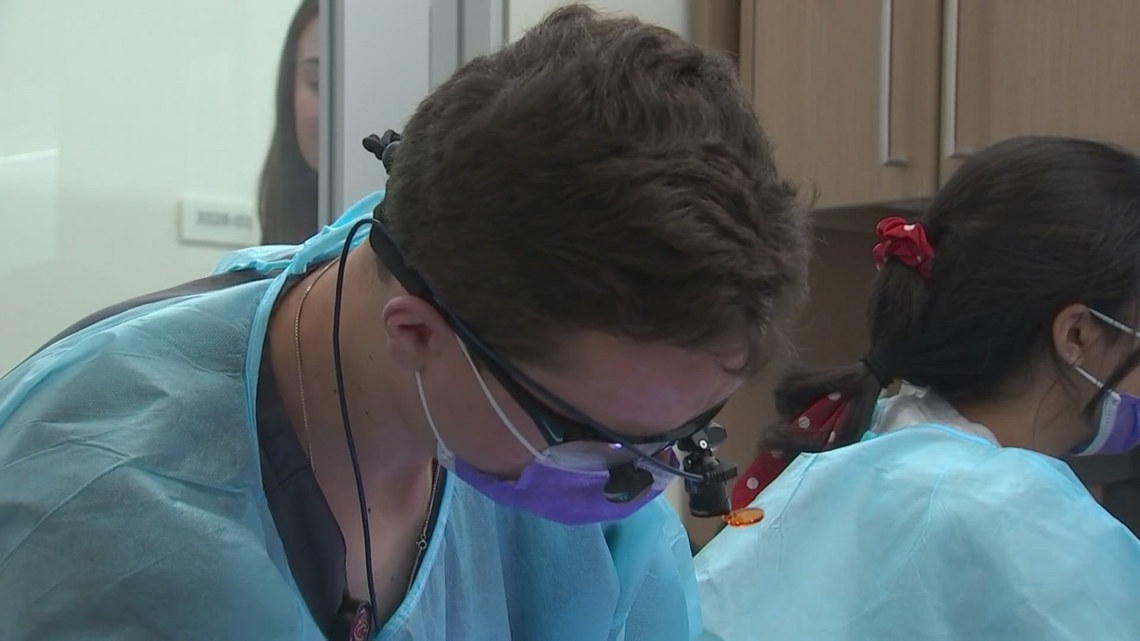 Ohio State dental students provide free care for children
