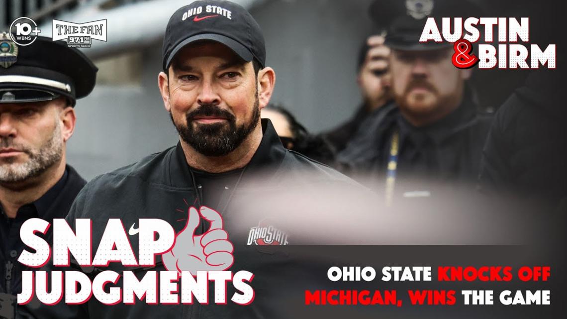 Snap Judgments: Ohio State dominates Michigan in Ann Arbor, clinches B1G title game berth