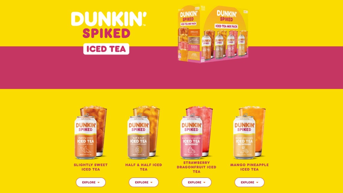 Dunkin Introducing Spiked Coffee Iced Tea