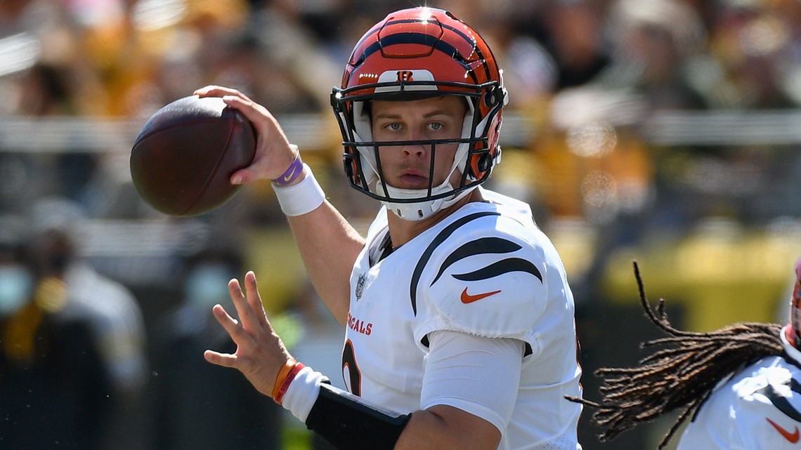 Burrow throws 3 TDs, Bengals drop listless Steelers 24-10