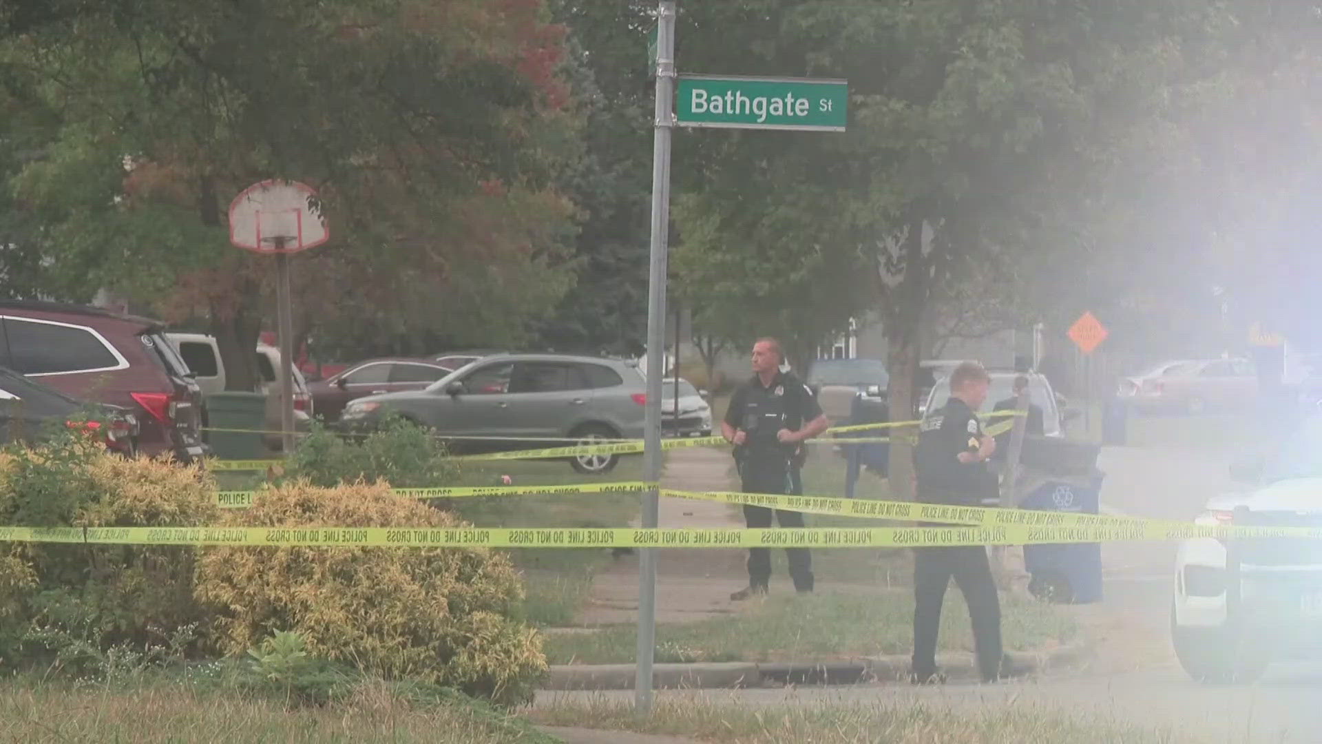 Police arrested a teenage boy accused of stabbing another teen at a bus stop Monday morning in a neighborhood near Hilliard.