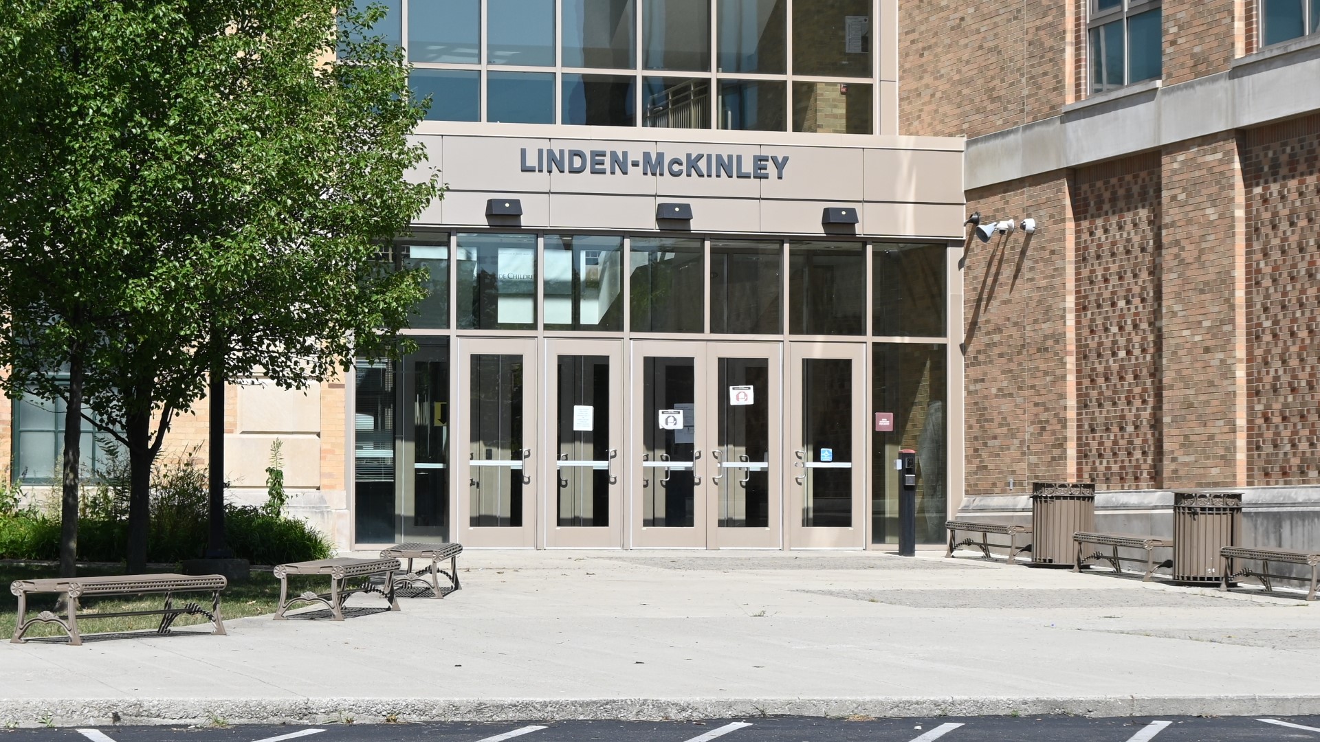 A 17-year-old boy was arrested for bringing a loaded handgun to school in Columbus on Wednesday.