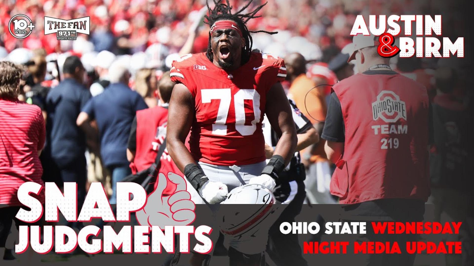 Wednesday night at the Woody Hayes Athletic Center featured Ryan Day, Tim Walton and a host of Ohio State players meeting with the media.