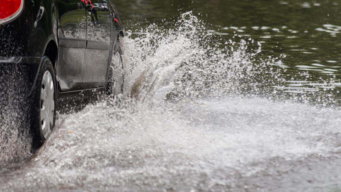 Columbus, Ohio road closures from flooding, heavy rain