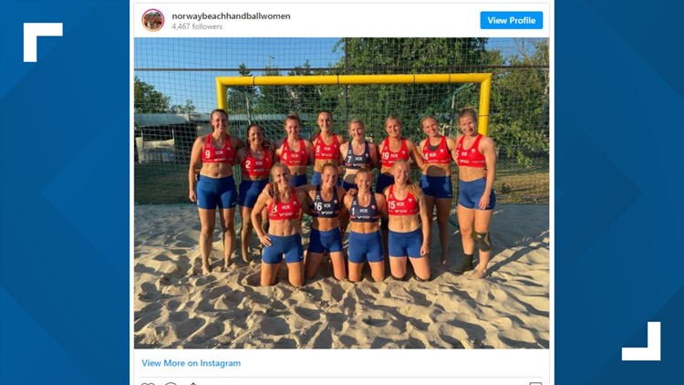 Norwegian Women's Beach Handball Team FINED For Wearing TOO MUCH