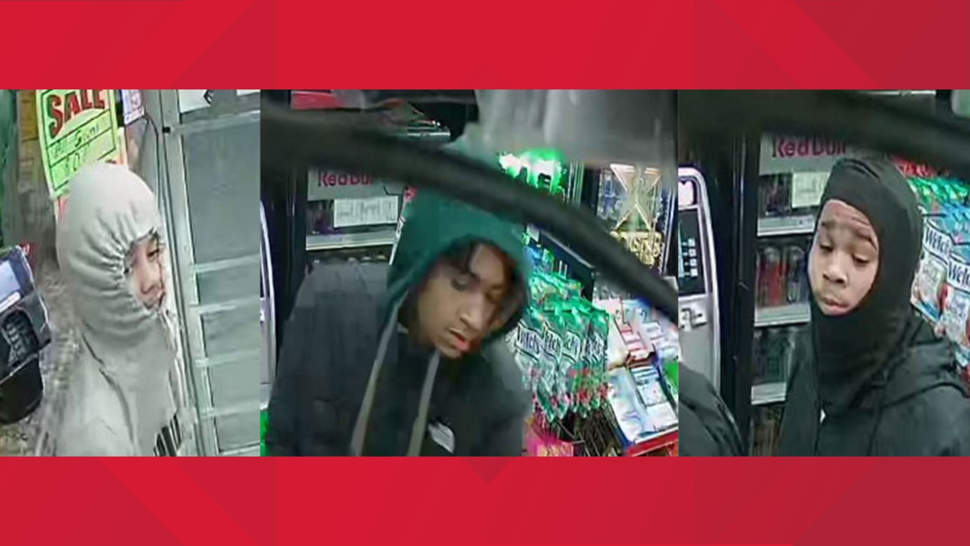 Police are looking for three men believed to be connected to an attempted robbery and fatal shooting at a Sunoco in west Columbus last week.