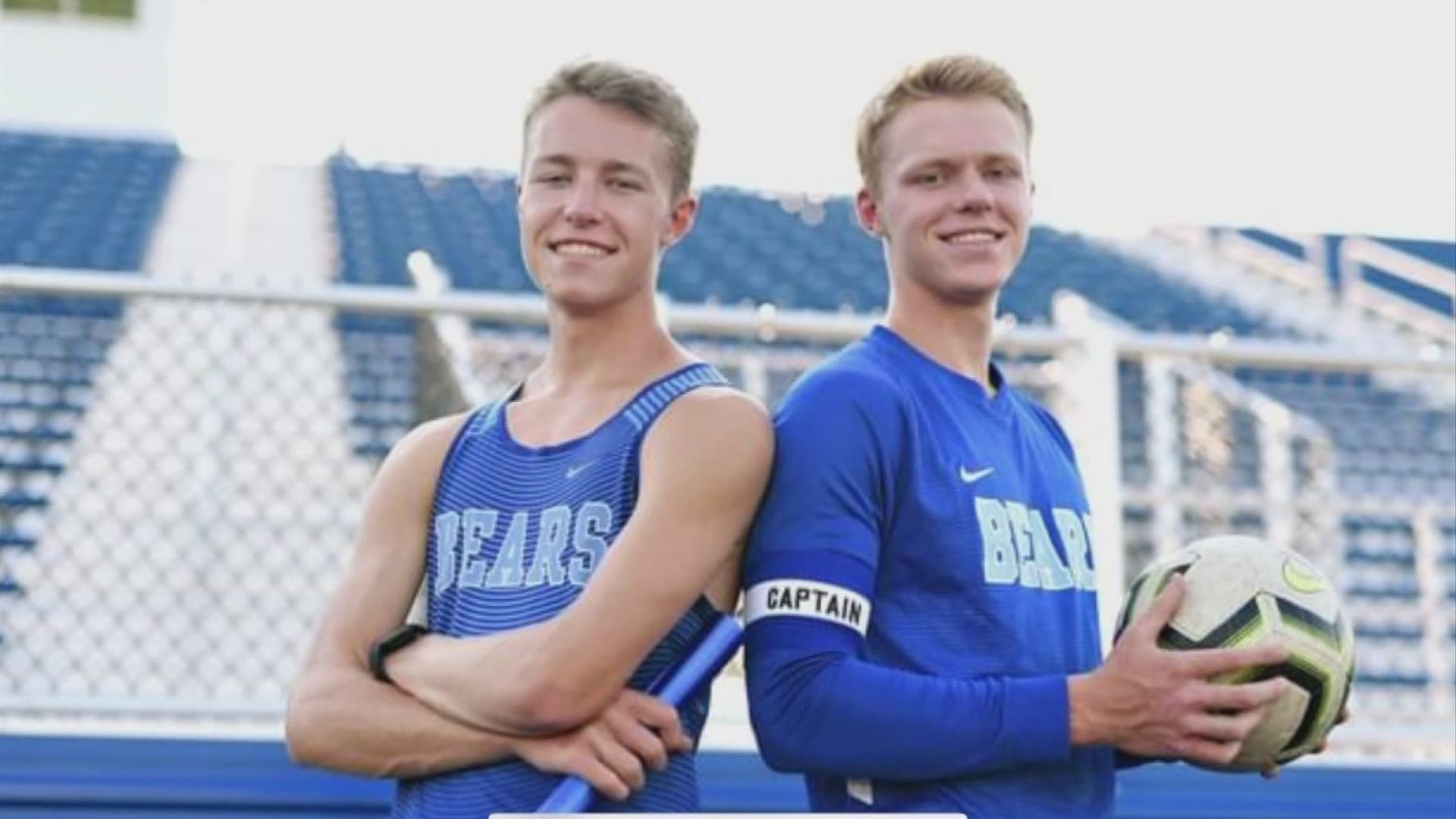 Kyle and Corey Rinehart are twins at Olentangy Berlin High School who excel and push each other to be better.