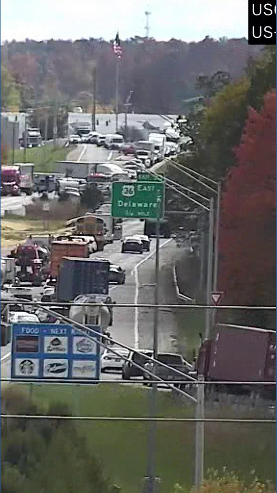 Portion of U.S. 33 in Marysville reopens hours after diesel fuel spill ...
