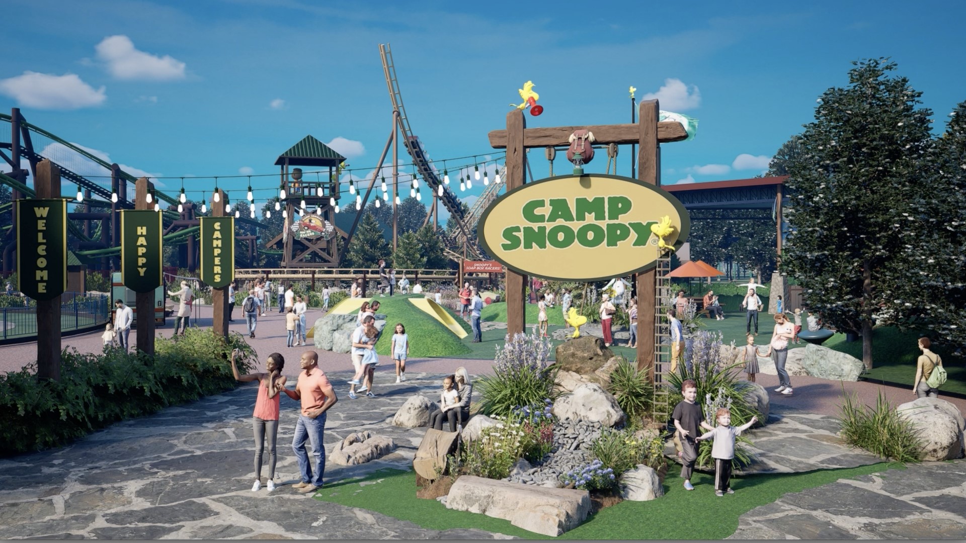 Construction on the new area of the 364-acre amusement park will begin this fall and is set to wrap up next year.