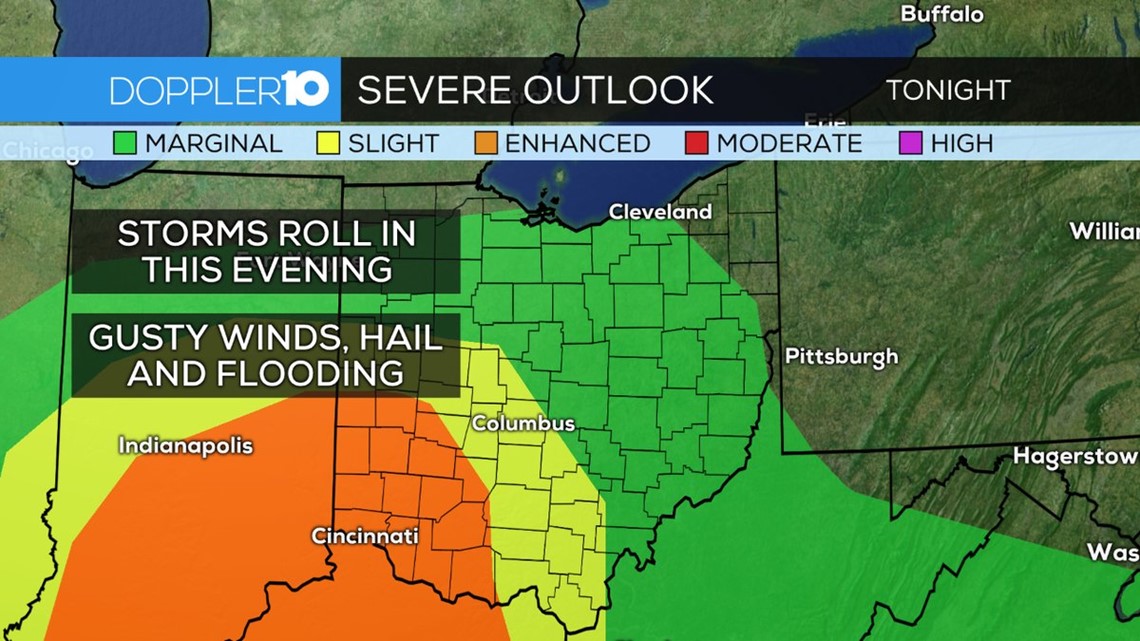 Tracking Severe Storms In Central Ohio Wednesday 7165