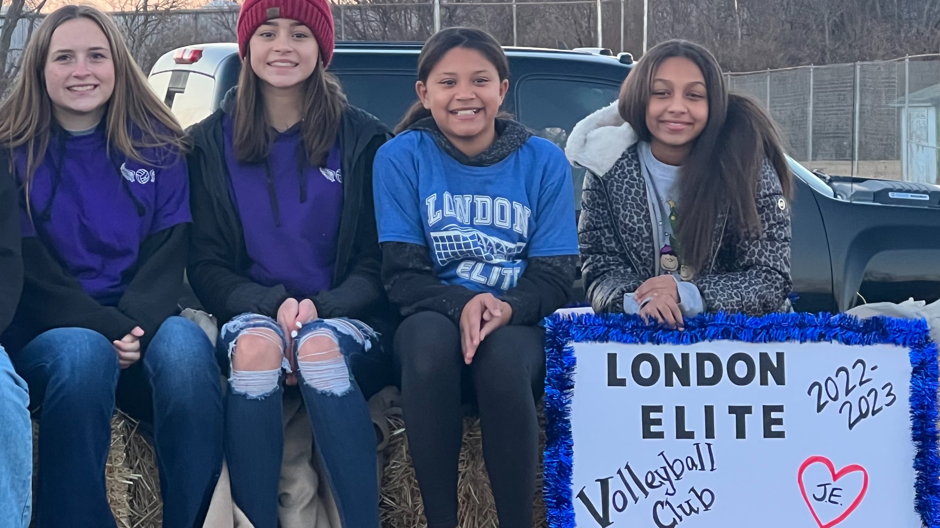 The London Elite Volleyball Club community wore purple shirt with wings and the initials J.E. in Jessica’s honor, with a bible verse of courage.