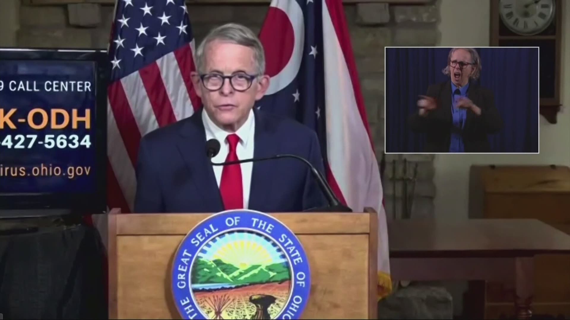 Governor DeWine is concerned with the amount of children who are still learning remotely.