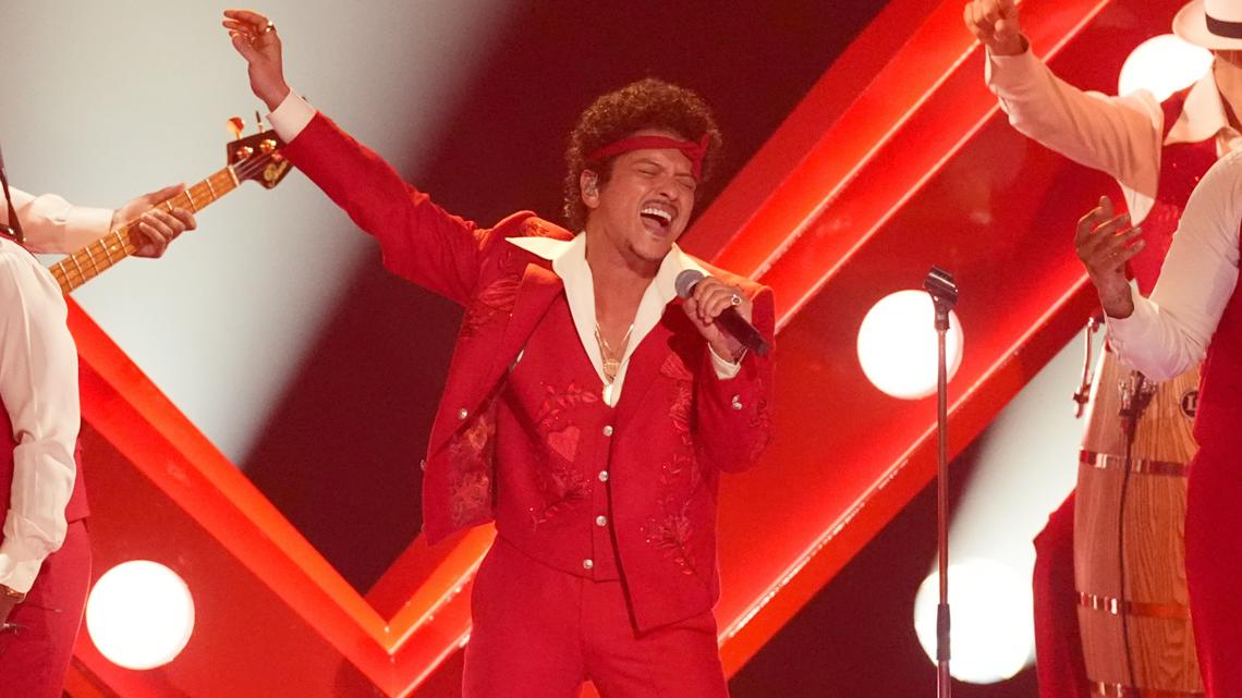 The “Uptown Funk” singer is set to perform at Ohio Stadium Wednesday as part of his “The Romantic Tour.”