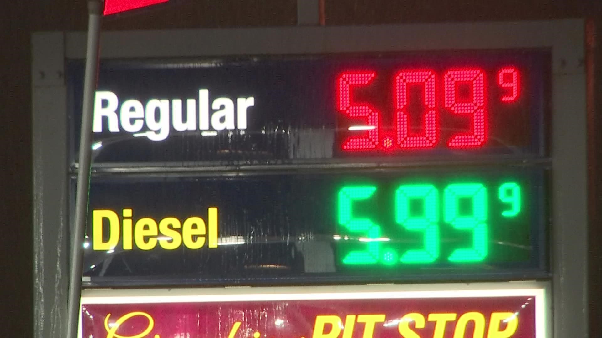 $5 per gallon of gas has now become a reality in Columbus and central Ohio.