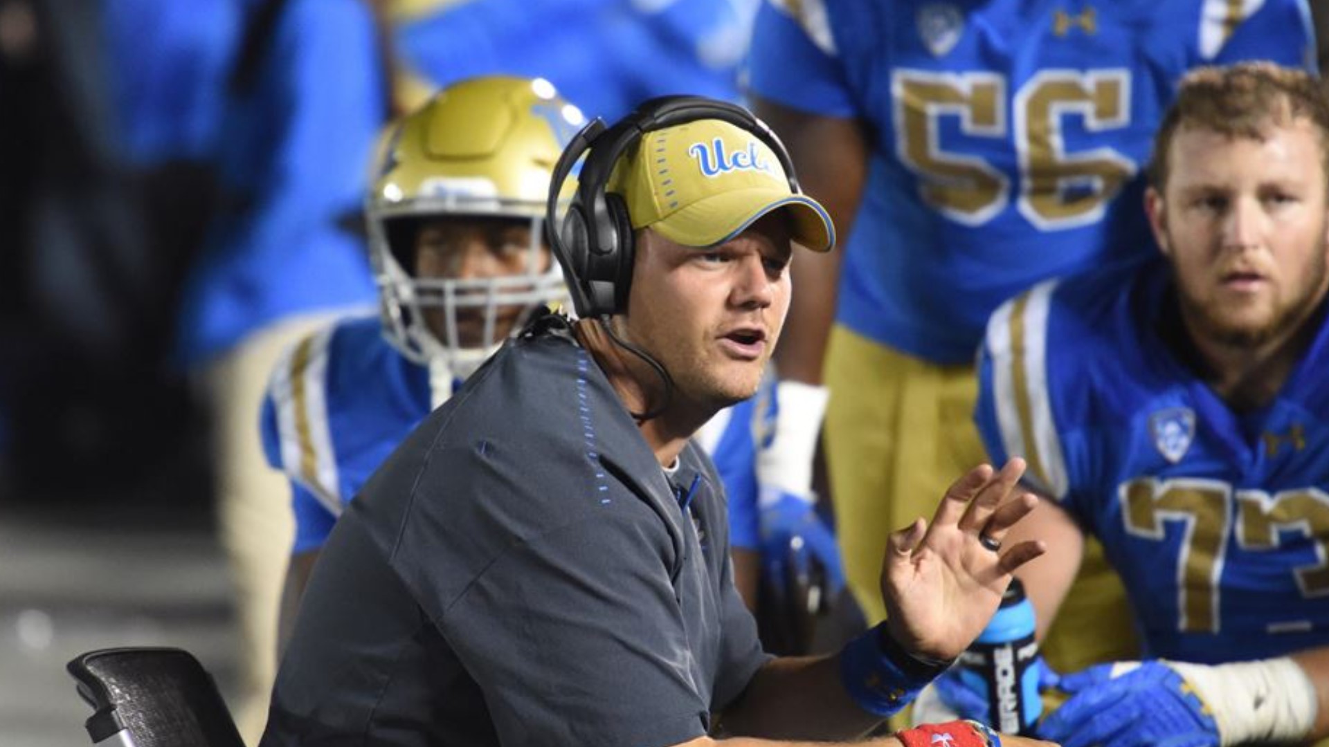 Frye spent the last four seasons with the Bruins including the last three as the team's offensive coordinator.