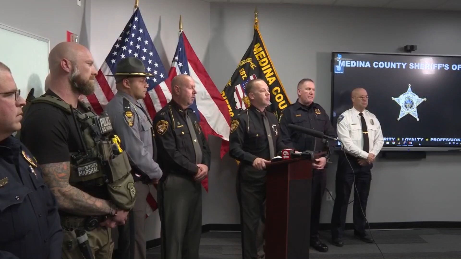 Law enforcement officials hold press conference after fatal shooting of ...