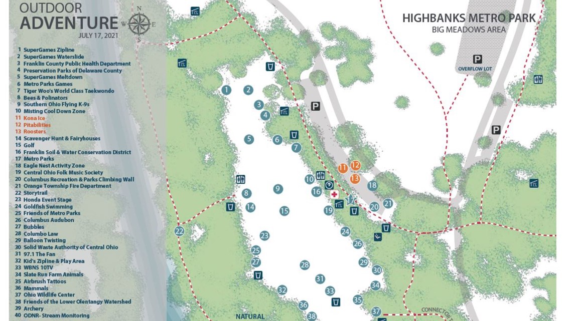 Highbanks Metro Park Map Outdoor Adventure Returns To Highbanks Metro Park This Weekend | 10Tv.com