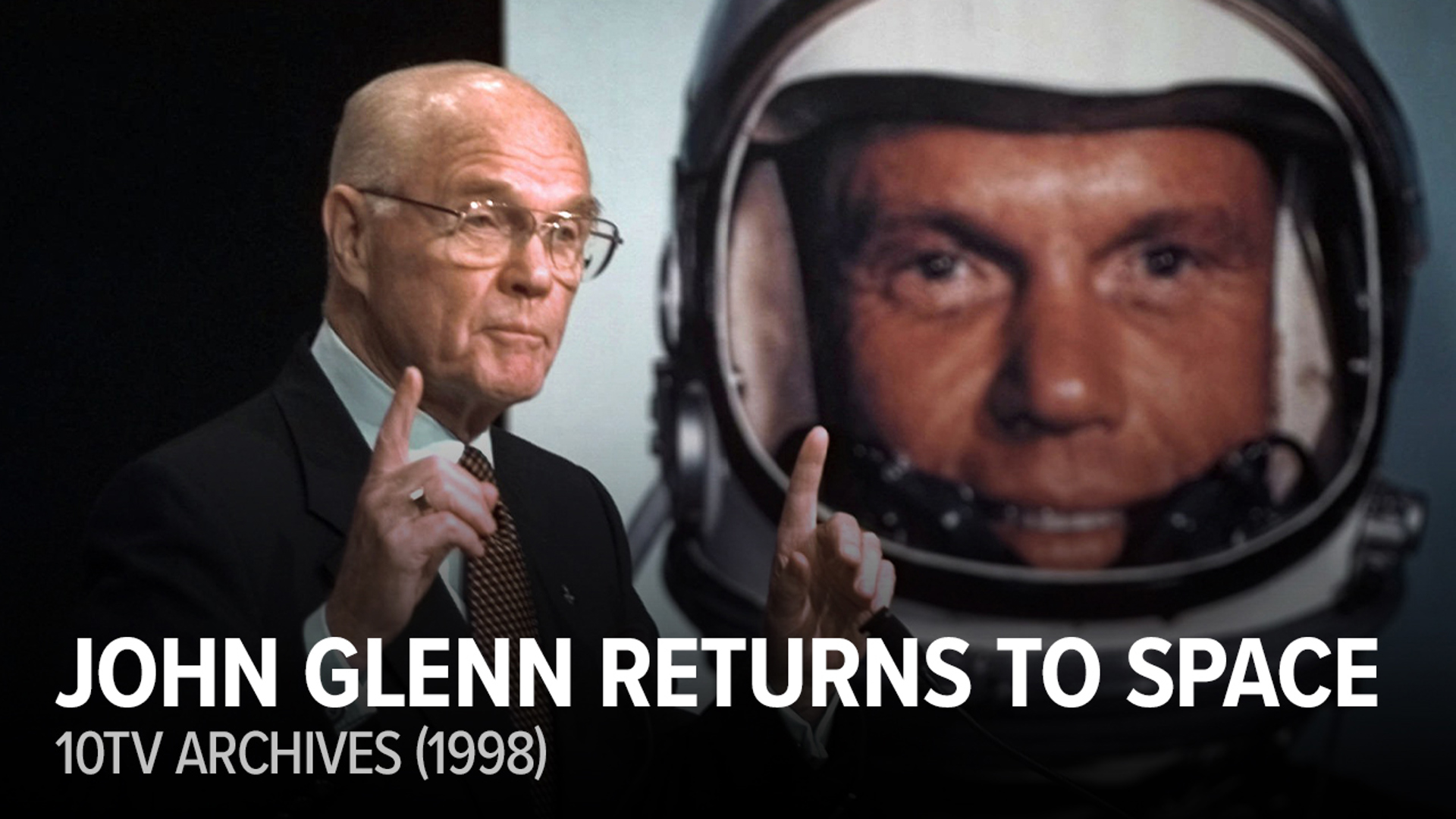 John Glenn returned to space in a long-awaited second flight in 1998 aboard the space shuttle Discovery.