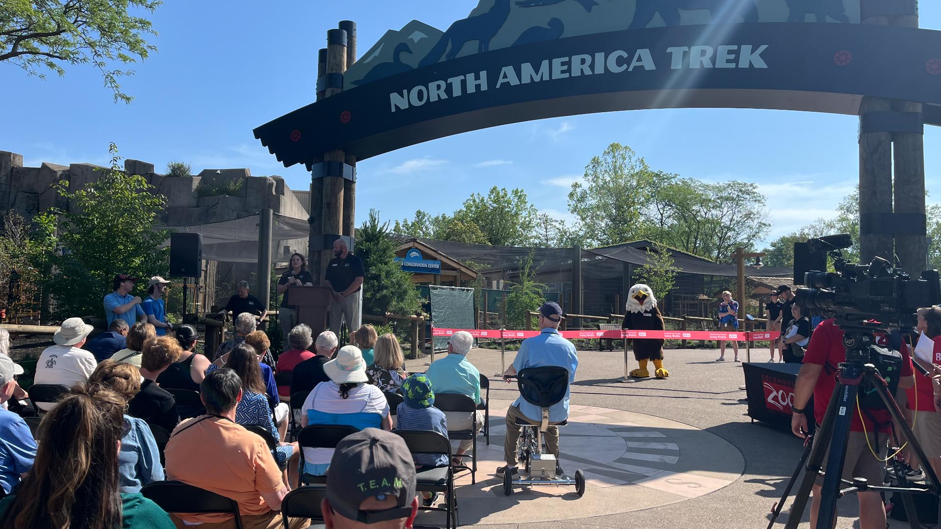 Conservation Tower and North America Trek are now open.