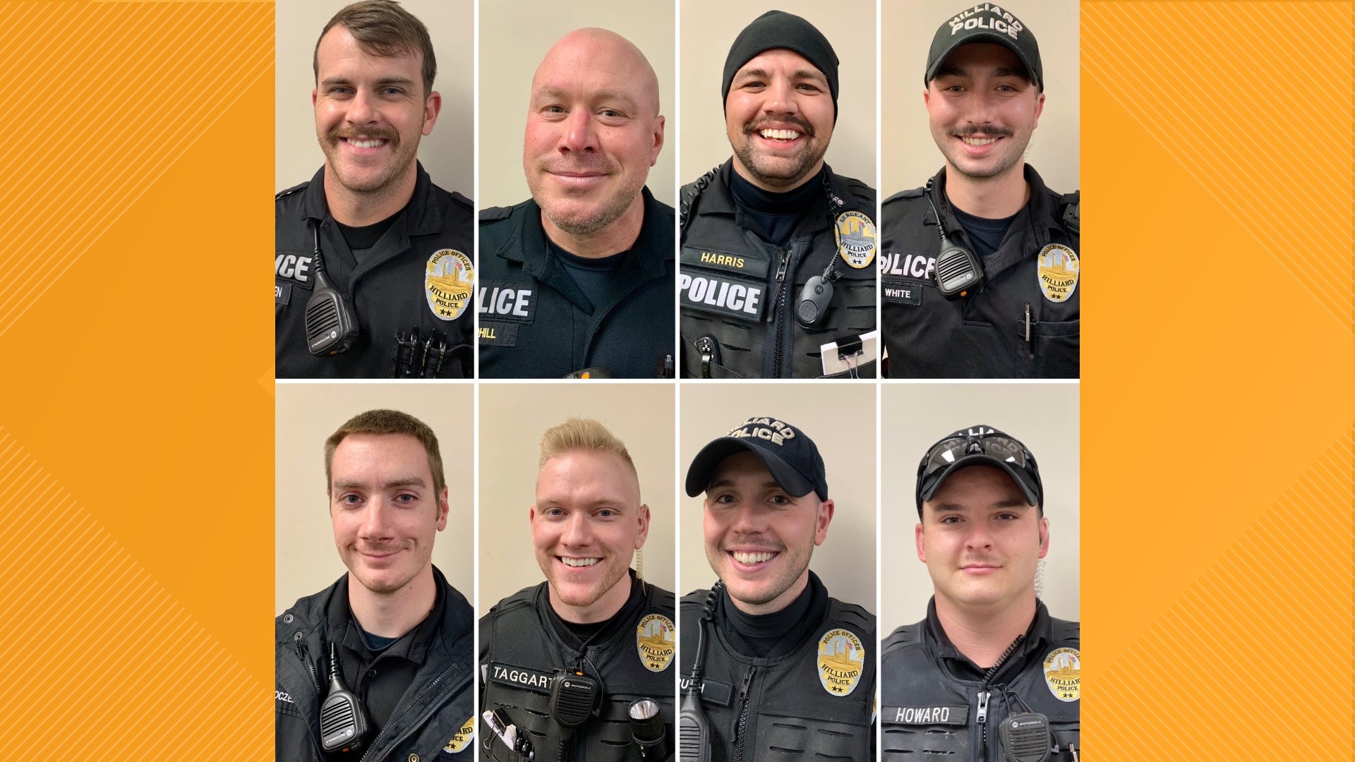 In a Facebook post by the Hilliard Division of Police, it was announced that officers are participating in what is called, "No-Shave November."