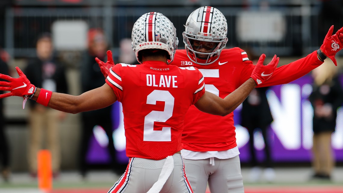Ohio State wide receivers Garrett Wilson, Chris Olave drafted in first round of NFL draft