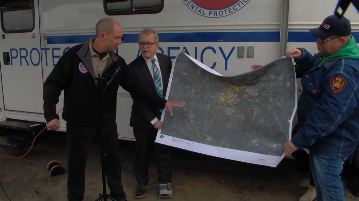 Gov. DeWine provides update on remedial work in East Palestine