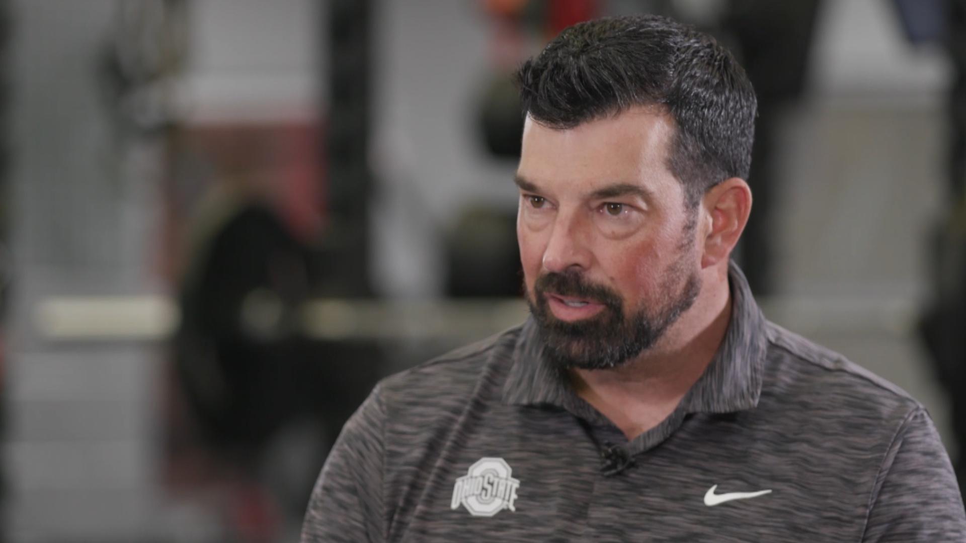 Ohio State head coach Ryan Day discusses the Buckeyes season opener against the Texas Longhorns.