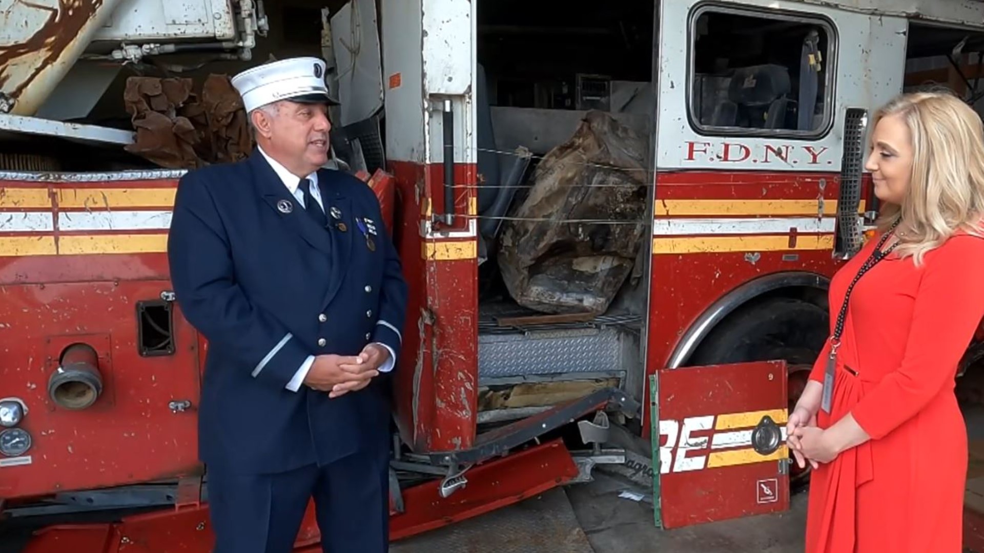 A New York EMS lieutenant who responded on September 11th reflects with a local cub scout who shares a unique connection with the lieutenant.